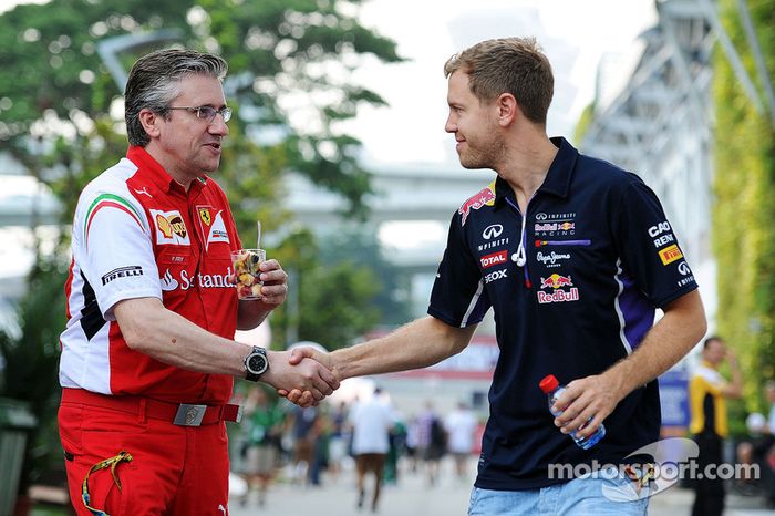 Pat Fry, Director técnico de Ferrari adjunto y jefe de la carrera de ingeniería con Sebastian Vettel