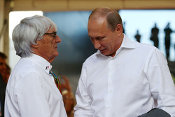 Bernie Ecclestone avec Vladimir Poutine