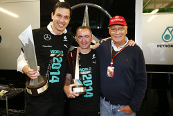 (L to R): Toto Wolff, Mercedes AMG F1 Shareholder and Executive Director; Paddy Lowe, Mercedes AMG F