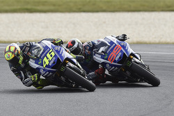 Valentino Rossi en Jorge Lorenzo