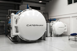 Tour de la fábrica de Caterham F1 en Leafield