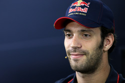 Jean-Eric Vergne lors d'une conférence de presse FIA