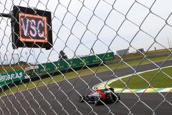 Daniel Ricciardo, Red Bull Racing RB10 during a practice of the Virtual Safety Car