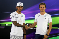 Lewis Hamilton, Mercedes AMG F1 Team y Nico Rosberg, Mercedes AMG F1 Team