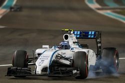 Valtteri Bottas, Williams FW36 con un bloqueo