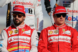 Fernando Alonso, Scuderia Ferrari e Kimi Raikkonen, Scuderia Ferrari