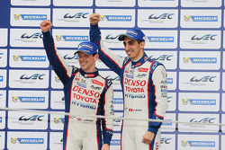 Podium: segundo lugar Anthony Davidson, Sebastien Buemi