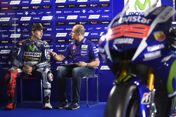 Massimo Meregalli et Jorge Lorenzo
