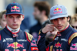 Max Verstappen, Scuderia Toro Rosso et Carlos Sainz Jr., Scuderia Toro Rosso