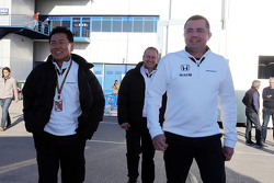 Yasuhisa Arai, Honda Motorsport et Eric Boullier, McLaren