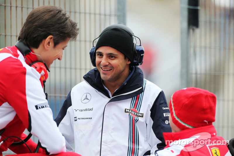 Felipe Massa, Williams com Massimo Rivola, Diretor Esportivo da Ferrari