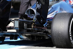 Detalle del escape del McLaren MP4-30