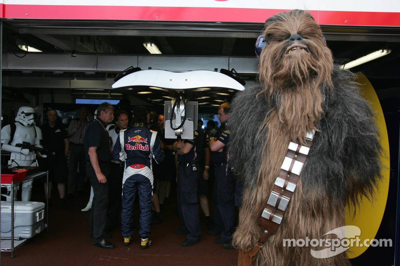 Chewbacca verfolgt das Qualifying