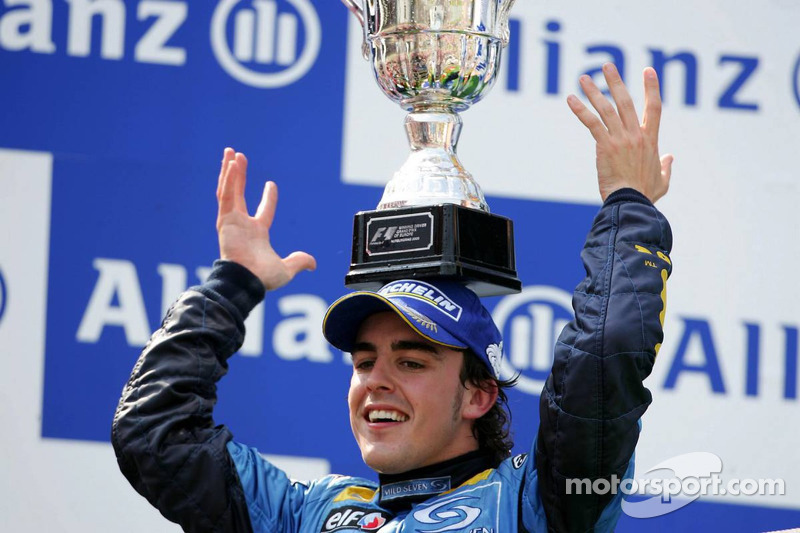 Podium : Fernando Alonso, vainqueur de la course