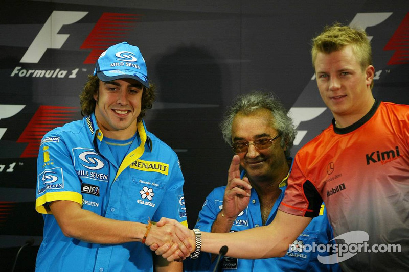 Thursday FIA press conference: Fernando Alonso, Flavio Briatore and Kimi Raikkonen