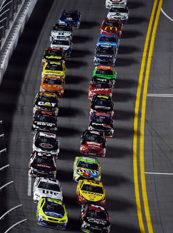 Paul Menard, Richard Childress Racing, Chevrolet, und Kasey Kahne, Hendrick Motorsports, Chevrolet,
