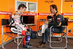 Dani Pedrosa et Alberto Puig