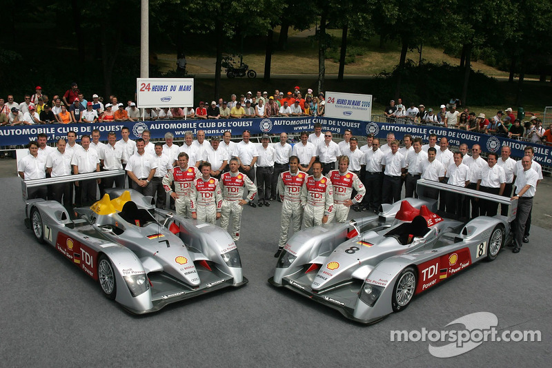 Audi Sport Team Joest Audi R10: Allan McNish, Rinaldo Capello, Tom Kristensen, Marco Werner, Frank B