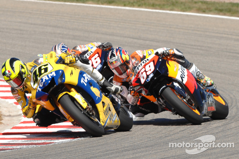 Valentino Rossi en Nicky Hayden