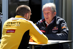 Сирил Абитбуль, Renault Sport, и Хельмут Марко, консультант Red Bull