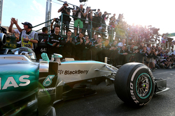 Le deuxième, Nico Rosberg, Mercedes AMG F1 Team