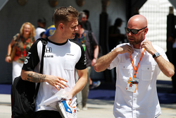 Kevin Magnussen, McLaren avec son père Jan Magnussen