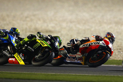 Дани Педроса Repsol Honda Team, Пол Эспаргаро Monster Tech 3 Yamaha и Алеш Эспаргаро Team Suzuki MotoGP