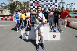 Alejandro Agag, CEO Fórmula E con champán