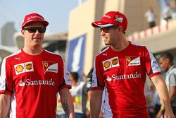 Kimi Raikkonen y Sebastian Vettel, Ferrari
