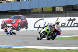 Kenan Sofuoglu, Puccetti Racing Kawasaki, et Jules Cluzel, MV Agusta