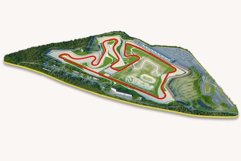 Das vorgeschlagene Layout für MotoGP in Finnland am Kymi-Ring