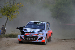 Hayden Paddon et John Kennard, Hyundai I20 WRC, Hyundai Motorsport N