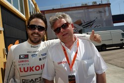 Сергей Афанасьев и Евгений Малиновский, глава Lukiol Racing