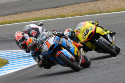 Tito Rabat, Estrella Galicia 0,0 Marc VDS, Alex Rins, Pagnias Amarillas HP 40 et Johann Zarco, Ajo Motorsport