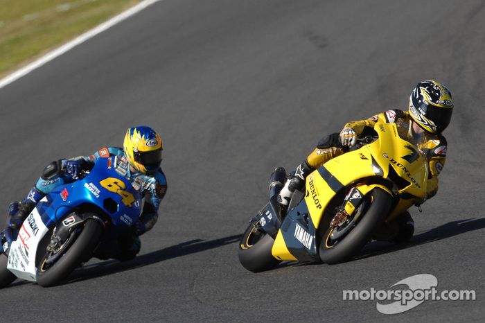 Kousuke Akiyoshi y Carlos Checa