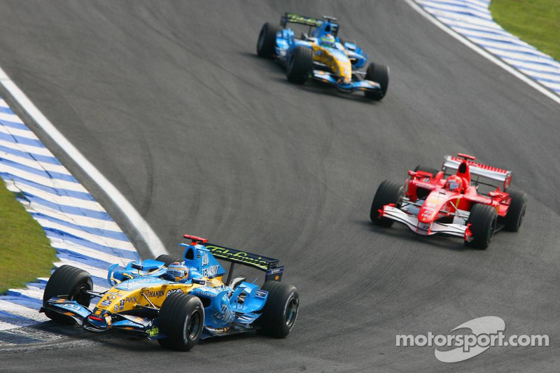 Fernando Alonso und Michael Schumacher