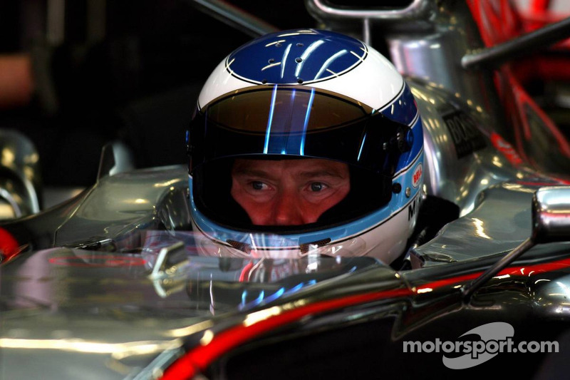 Mika Hakkinen, pilote d'essais McLaren Mercedes