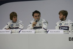 Sebastian Vettel, Robert Kubica ve Nick Heidfeld