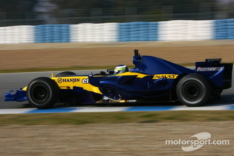 Giancarlo Fisichella at Pruebas en Jerez enero Fórmula 1 Fotos