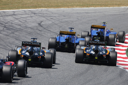 Nico Hulkenberg, Sahara Force India F1 VJM08 y Sergio Perez, Sahara Force India F1 VJM08