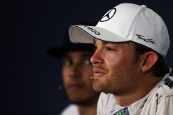 Race winner Nico Rosberg, Mercedes AMG F1 in the FIA Press Conference