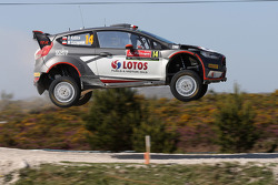 Robert Kubica et Maciek Szczepaniak, Ford Fiesta WRC