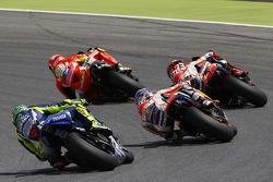 Andrea Iannone, Ducati Team, Marc Marquez e Dani Pedrosa, Repsol Honda Team