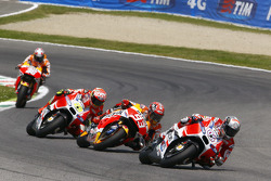 Андреа Довициозо, Ducati Team, Марк Маркес, Repsol Honda Team, Андреа Янноне, Ducati Team, и Дани Пе