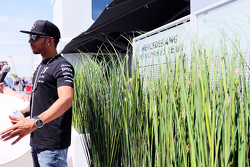 Lewis Hamilton, Mercedes AMG F1 avec les médias