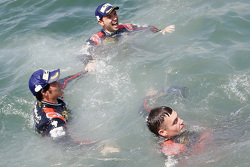 Thierry Neuville, Hayden Paddon et Nicolas Gilsoul, Hyundai i20 WRC, Hyundai Motorsport