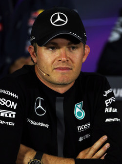 Nico Rosberg, Mercedes AMG F1 na conferência de imprensa da FIA