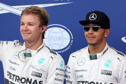Nico Rosberg, Mercedes AMG F1 Team et Lewis Hamilton, Mercedes AMG F1 Team