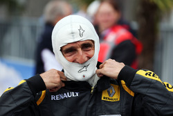 Alain Prost, en el desfile de Leyendas