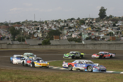 Matias Rodriguez, UR Racing Dodge and Luis Jose di Palma, Indecar Racing Torino and Federico Alonso,